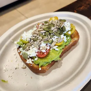 Superseed avocado toast