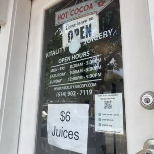 Highly recommend the $6 juice if never tried before!  Much healthier then other nearby options