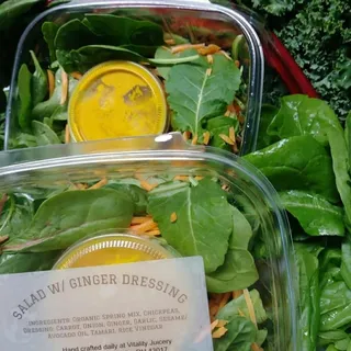 SALAD WITH GINGER DRESSING