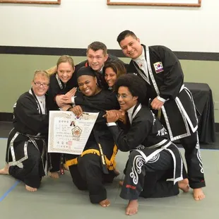 Congratulations to our Program Director on earning her 1st Degree Black Belt