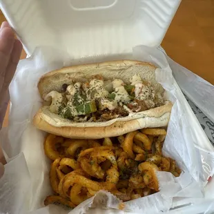 Chick N Philly and fries