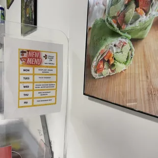 a picture of a wrap of food