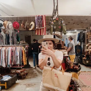 Hat bought from the store