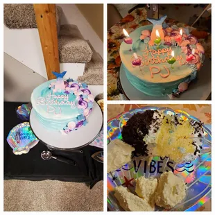 Speciality Birthday Cake &amp; Decorated By Vito&apos;s Bakery for a sweet 7 year old girl on  Thanksgiving! 11/24/2022