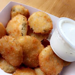 Fried Pickle spears w/Ranch