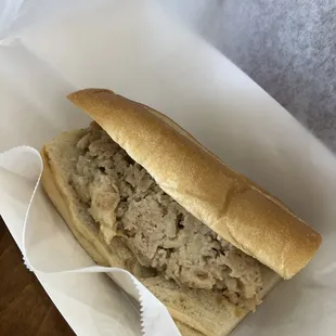 Chicken Cheese Steak with American Cheese