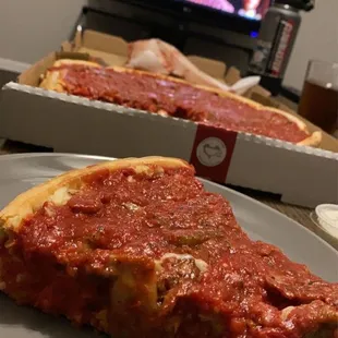 Meaty Pan Deep Dish Pizza