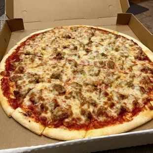 a pizza in a box