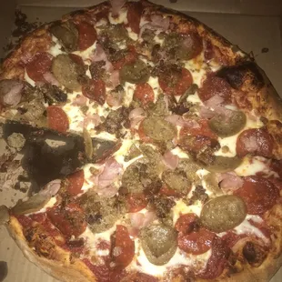 14" meat lover's pizza