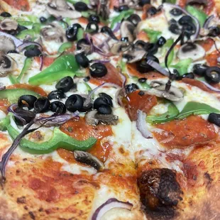 Vegetarian with pepperoni