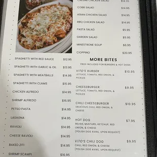 Menu as of Nov 28, 2022. The owner said new menu will be available in Jan 2023