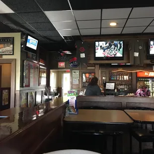 a man sitting at the bar