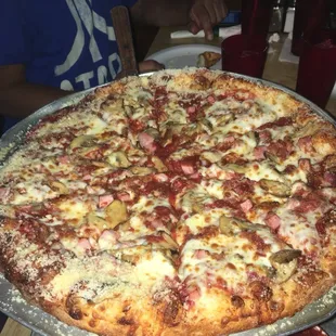 pizza, food