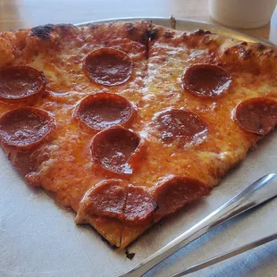 2 slices and drink - 5 bucks.