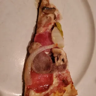 a slice of pizza