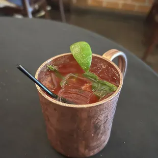 Strawberry mule