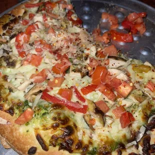 Chicken Pesto Pizza