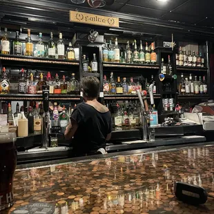 Attached bar, we waited here for our table