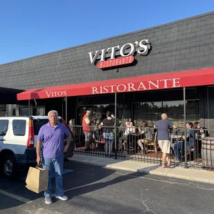 Front of the Restaurant.