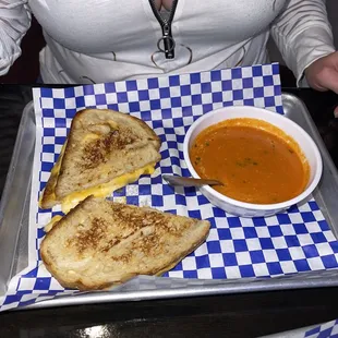 Delicious grilled cheese handheld!