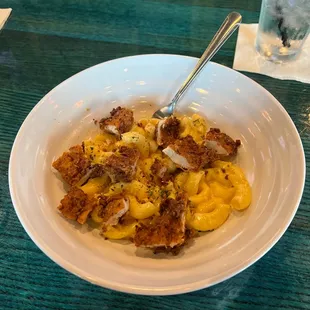 I recommend the "Dragon Bowl" for any mac &amp; cheese lover!