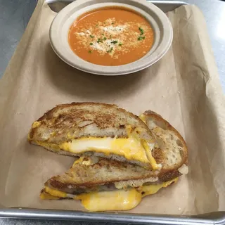Three Cheese Grilled Cheese