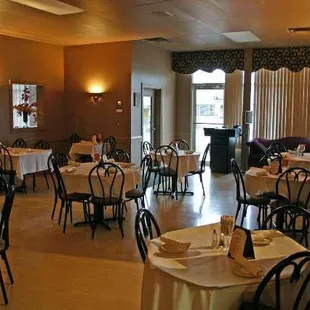 a dining room