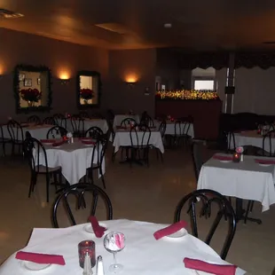 a dining room