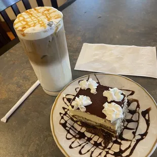 Tiramisu and Carmel Macchiato with vanilla cold foam