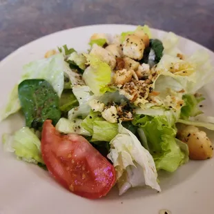 Salad with house vinaigrette