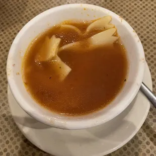 Cup of Minestrone Soup