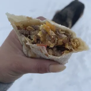 Breakfast burrito