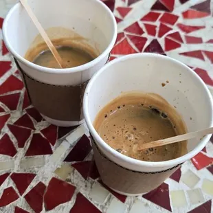 Doble express coffee