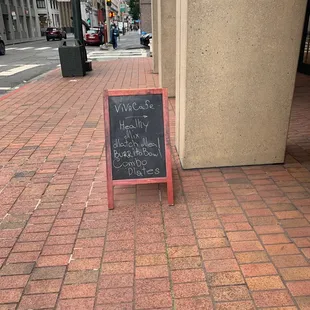 outside