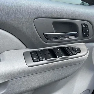 Slightly flared arm pull, but clearly refused to show full break &amp; zip tied/glue attempt to fix. $450+ to replace door panel.