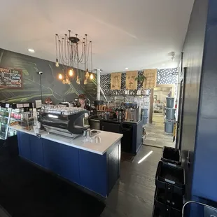 Counter and roasting area