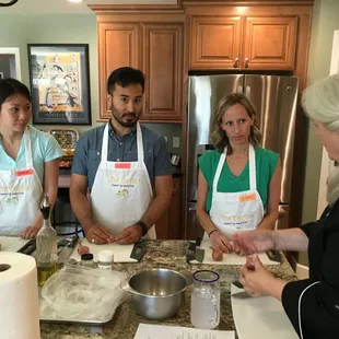 Barbara showing us how it's done