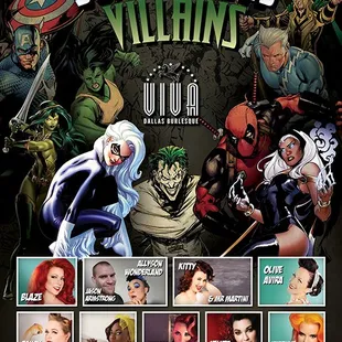 Heroes vs villains, what could possibly go wrong? Join us on March 7th for an epic burlesque battle!