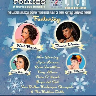 Fri. Dec. 5 is our annual holiday spectacular at the Lakewood Theater! Don't miss it!