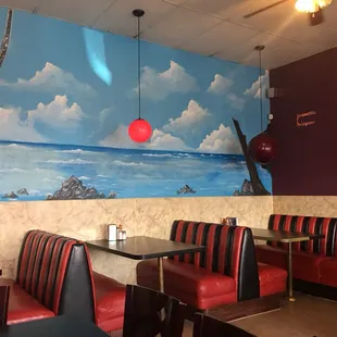 Dining room and space for party or event