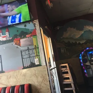 They always have the game on