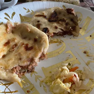 Pupusas de queso y frijol, deliciosas!!