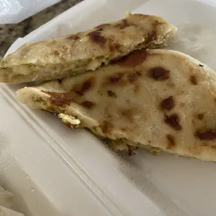 two quesadillas
