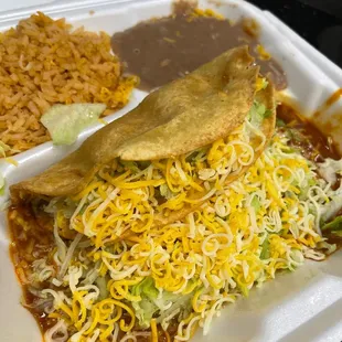 7. Carne Asada Plate Combo (hard)