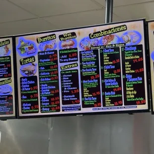 New prices. Other menu photos are outdated $3.75+ for tacos