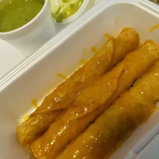 3 Rolled Tacos with Cheese