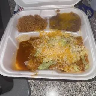 3. 2 Enchiladas Plate Combo