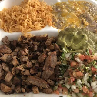 7. Carne Asada Plate Combo