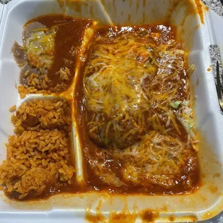 15. 1 Chile Relleno and 1 Cheese Enchilada Combo