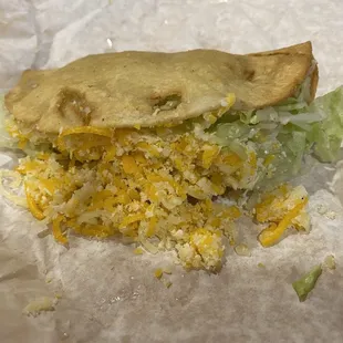 Crunchy chicken taco $1.55 special